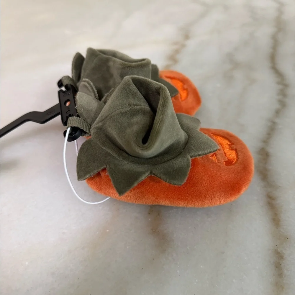 Old Navy Orange Pumpkin Baby Slippers